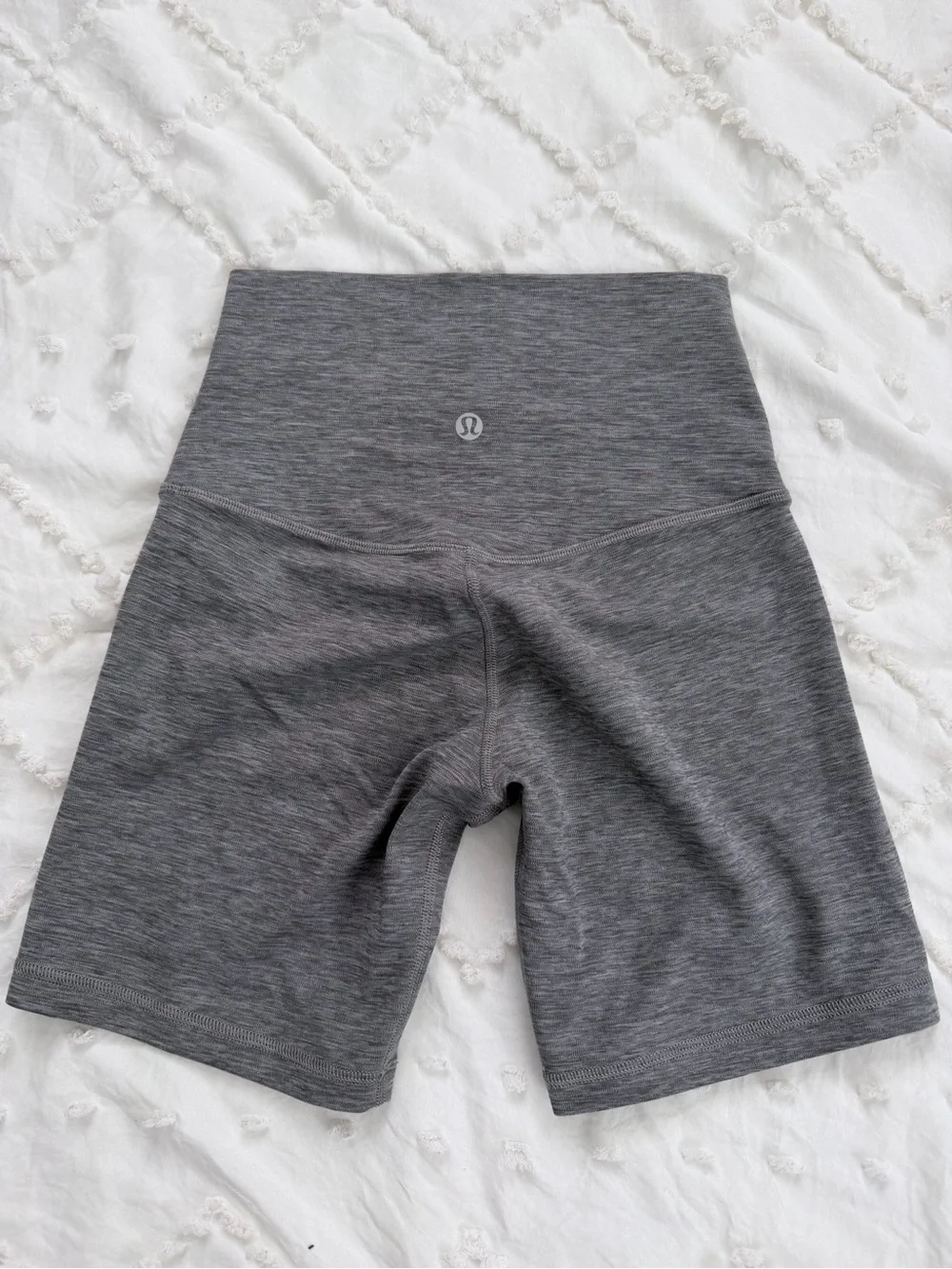 Lululemon Align High-Rise Short 6” Heathered Core Medium Grey Size 2 NWOT